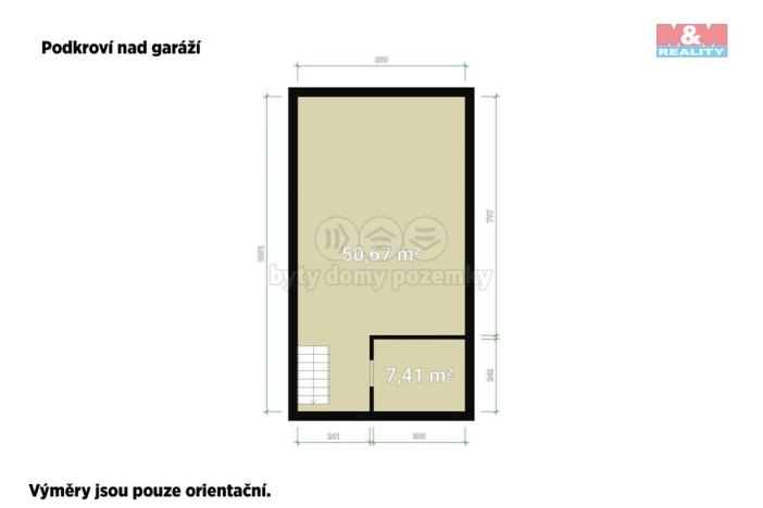 Prodej rodinného domu, Kněževes, Pražská, 67 m2