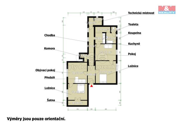 Prodej bytu 5+1, Planá, Hřbitovní, 170 m2