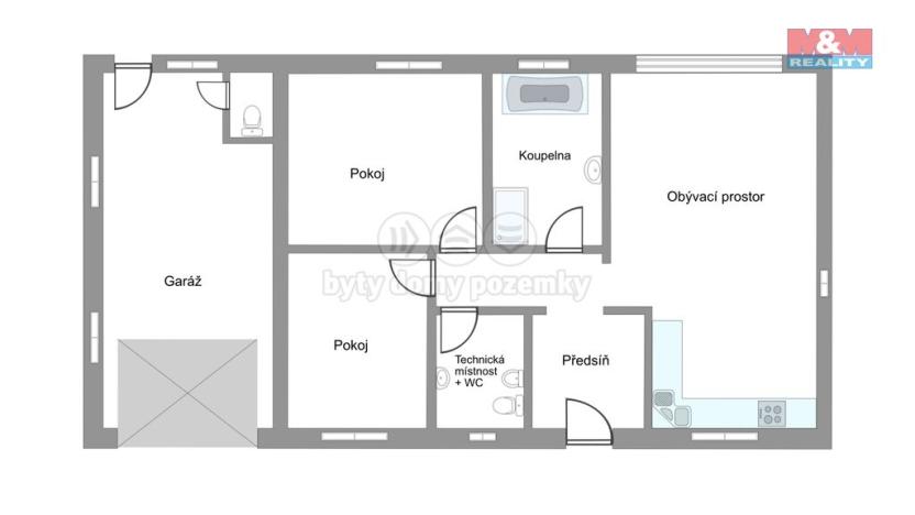 Prodej rodinného domu, Podbořany, Zátiší, 138 m2