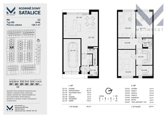 Prodej rodinného domu, Praha - Satalice, Trabantská, 127 m2