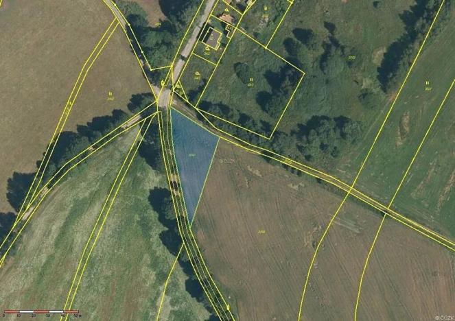 Prodej pole, Nová Bystřice, 1358 m2