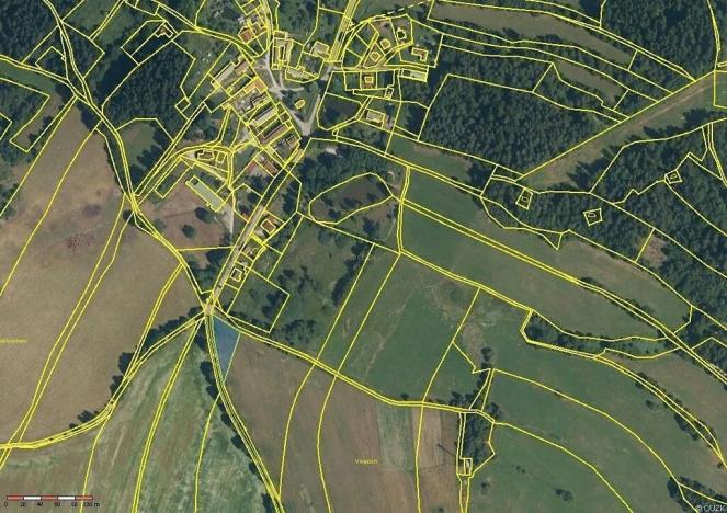 Prodej pole, Nová Bystřice, 1358 m2