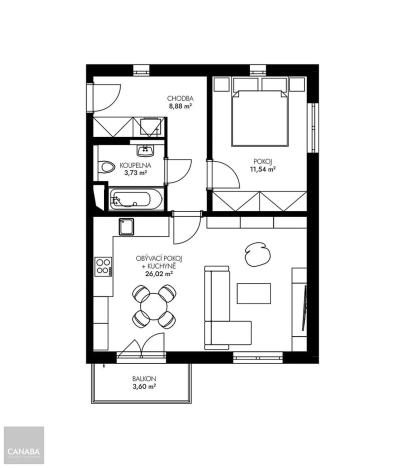 Prodej bytu 2+kk, Praha - Nové Město, 54 m2