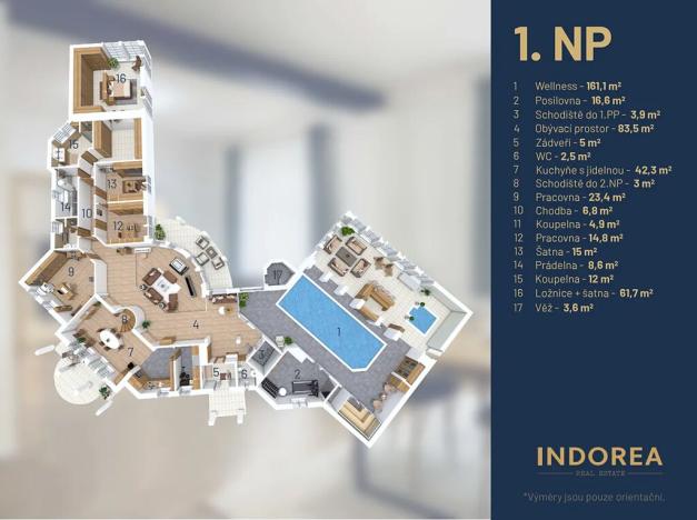 Prodej vily, Malenovice, 900 m2