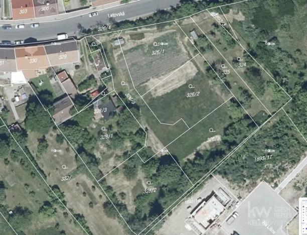 Prodej pozemku pro bydlení, Podbořany, Letovská, 944 m2