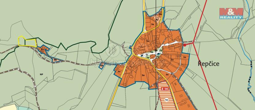 Prodej zahrady, Třebušín - Řepčice, 2841 m2