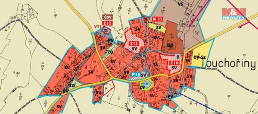 Prodej louky, Lovečkovice - Touchořiny, 1051 m2