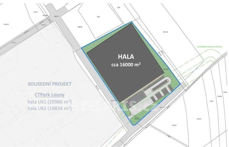 Prodej komerčního pozemku, Louny, Václava Majera, 25785 m2