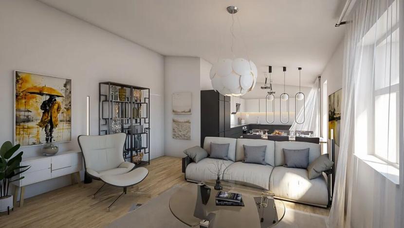 Prodej bytu 2+kk, Praha - Karlín, Šaldova, 51 m2