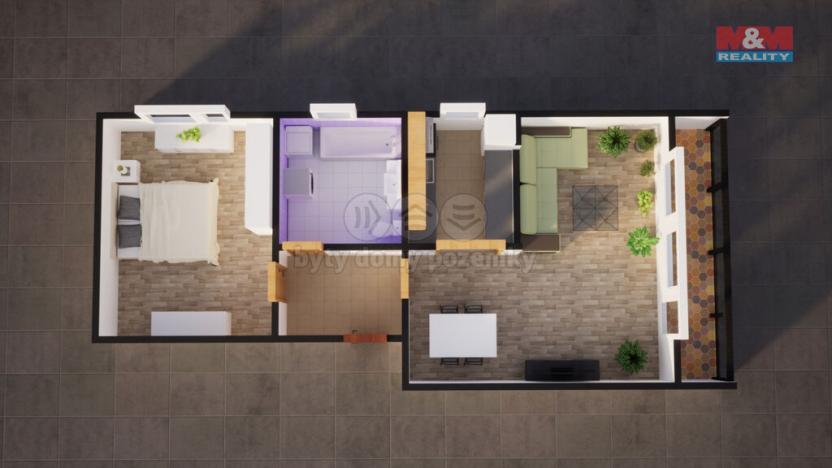 Prodej bytu 2+1, Dolní Poustevna, Vilémovská, 60 m2