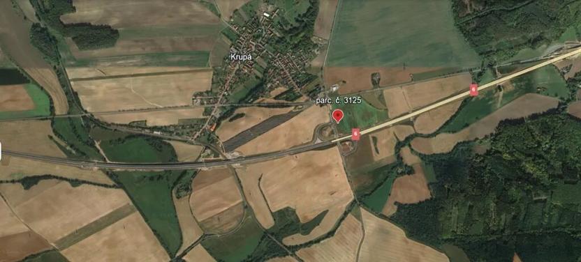 Prodej pole, Krupá, 12327 m2