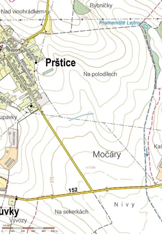 Prodej pole, Prštice, 2725 m2