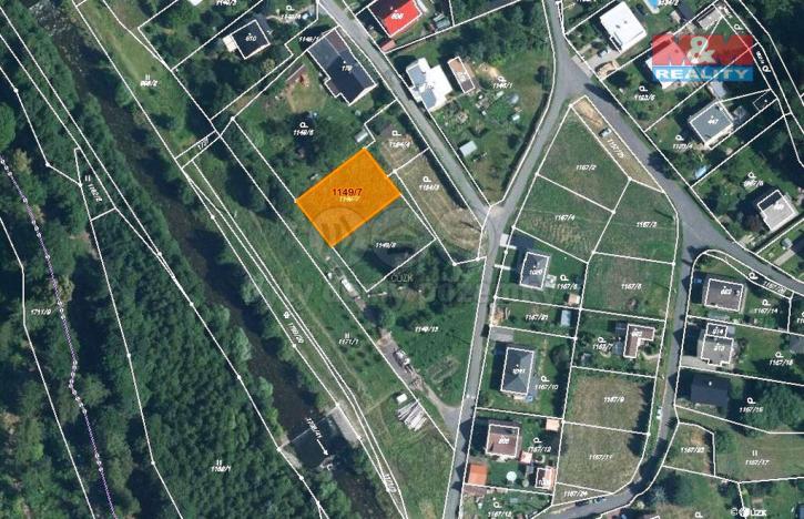 Prodej pozemku, Karlovice, 603 m2