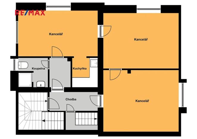 Pronájem kanceláře, Praha - Strašnice, Tehovská, 53 m2