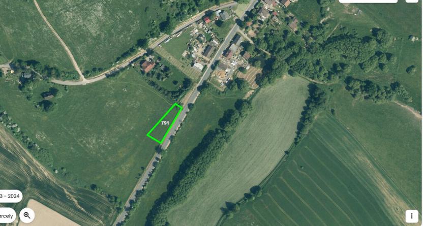 Prodej pole, Všeruby, 1481 m2