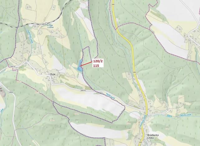 Dražba louky, Kyje, 4417 m2