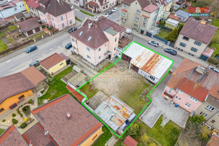 Prodej komerčního pozemku, Tábor, Komenského, 471 m2