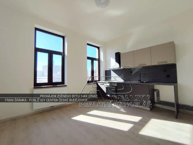Pronájem bytu 1+kk, České Budějovice, Fráni Šrámka, 23 m2