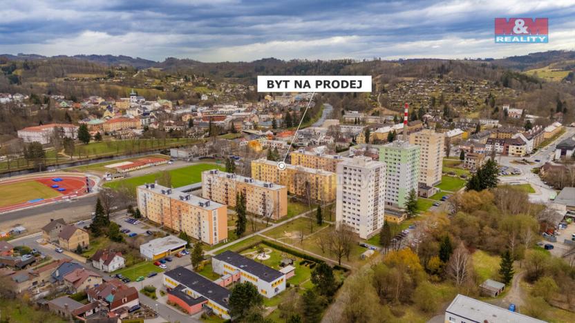 Prodej bytu 2+1, Semily, Luční, 56 m2