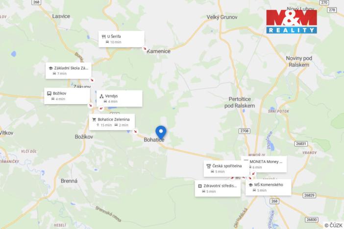 Prodej pozemku pro bydlení, Bohatice, 1345 m2