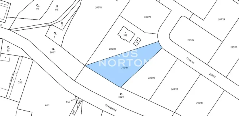 Prodej pozemku pro bydlení, Tuchoměřice, Opuková, 1103 m2