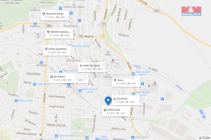 Pronájem obchodního prostoru, Vlašim, Lidická, 57 m2