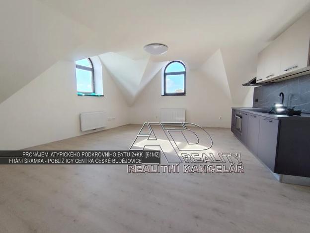 Pronájem bytu 2+kk, České Budějovice, Fráni Šrámka, 59 m2