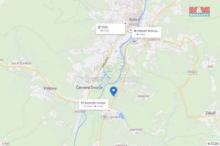 Prodej pozemku pro bydlení, Sušice, 4292 m2