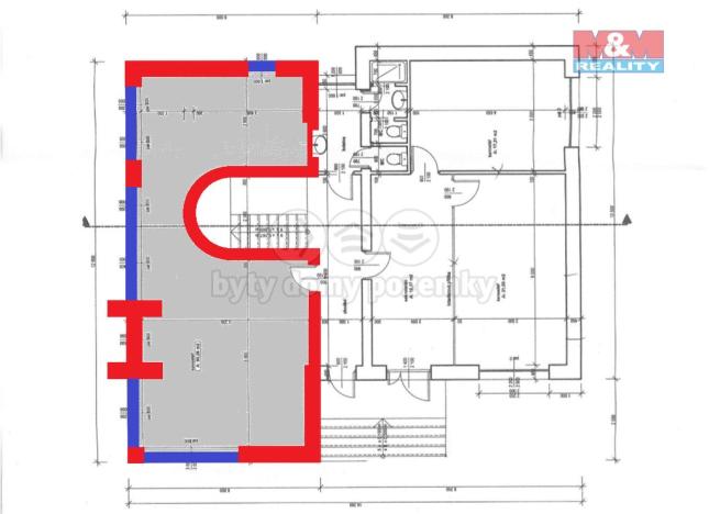 Pronájem kanceláře, Hlučín, U Vodárny, 54 m2