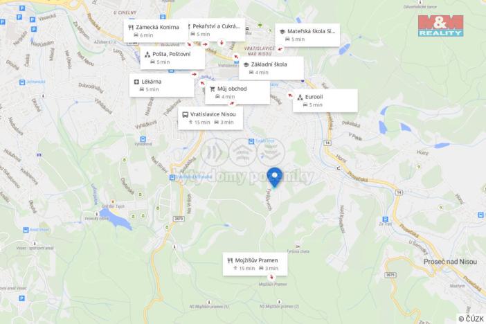 Prodej pozemku pro bydlení, Liberec - Liberec XXX-Vratislavice nad Nisou, 1127 m2