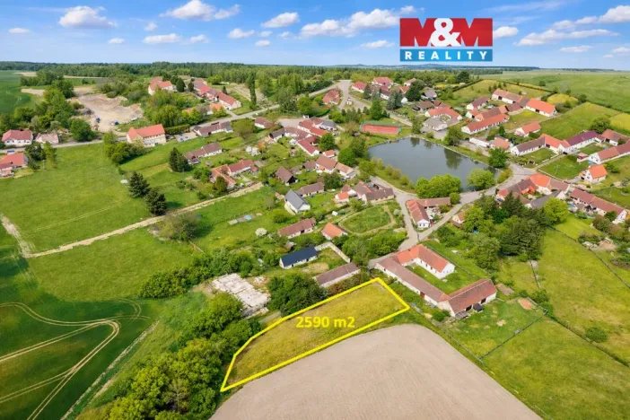 Prodej pozemku pro bydlení, Albrechtice nad Vltavou - Údraž, 2590 m2