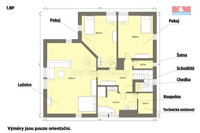 Prodej rodinného domu, Cheb - Podhrad, U Přehrady, 220 m2