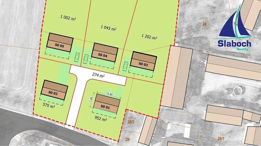 Prodej pozemku pro bydlení, Pečice, 5184 m2