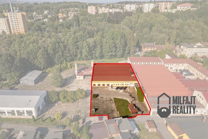 Pronájem výrobních prostor, Hrádek nad Nisou, Legionářská, 3600 m2
