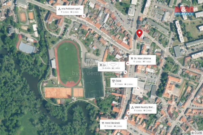 Pronájem kanceláře, Blatná, tř. J. P. Koubka, 43 m2