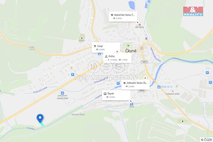 Prodej pole, Čkyně, 1495 m2