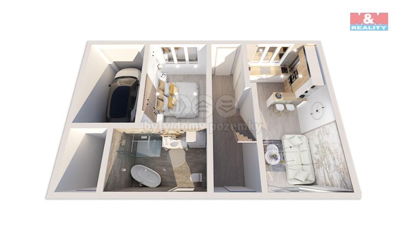 Prodej rodinného domu, Brod nad Dyjí, 64 m2