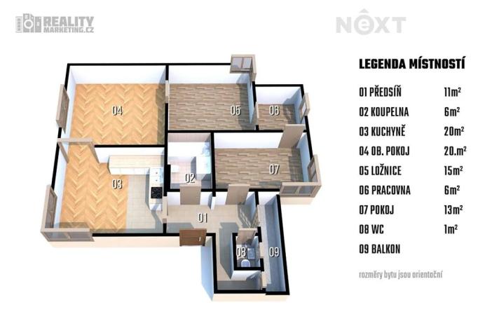 Prodej bytu 4+kk, Kroměříž, Štursova, 151 m2