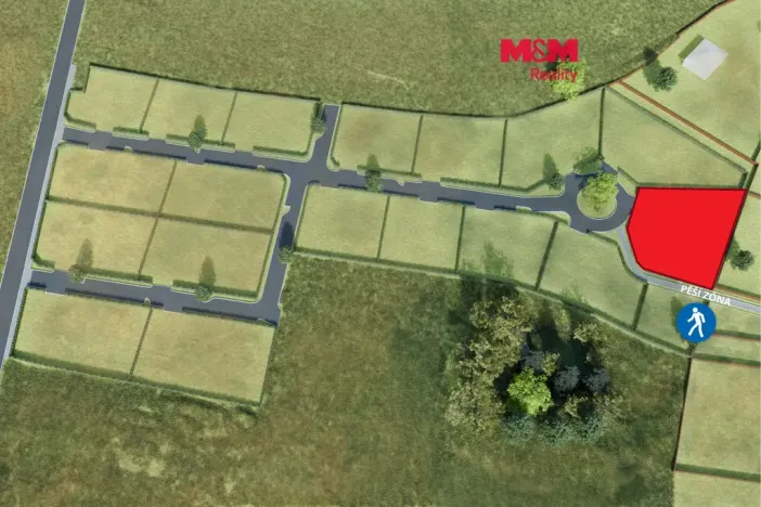 Prodej pozemku pro bydlení, Nová Ves, 1025 m2