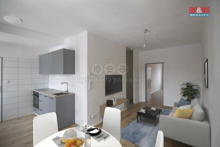 Pronájem bytu 2+kk, Plzeň - Jižní Předměstí, Korandova, 48 m2