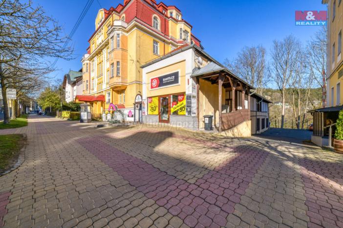 Pronájem obchodního prostoru, Mariánské Lázně, Hlavní třída, 123 m2