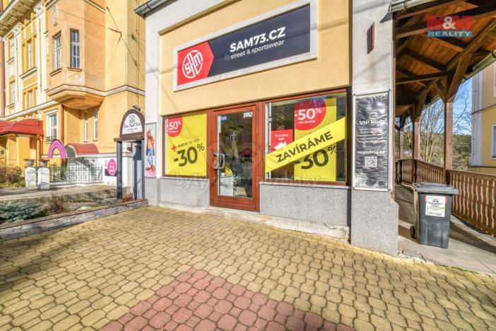 Pronájem obchodního prostoru, Mariánské Lázně, Hlavní třída, 123 m2