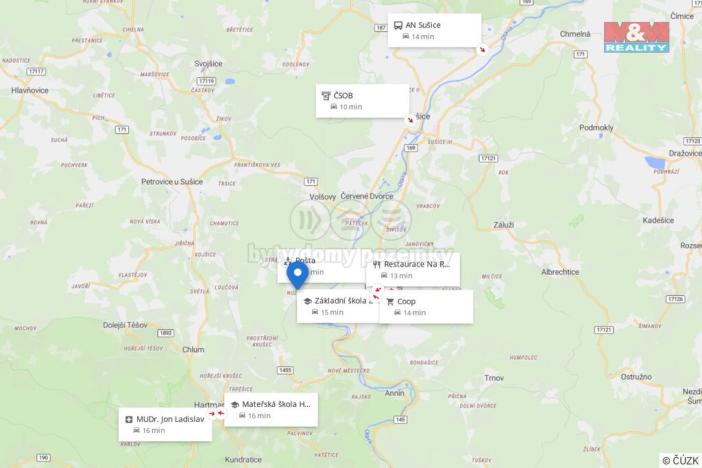 Prodej pozemku pro bydlení, Sušice - Nuzerov, 10400 m2