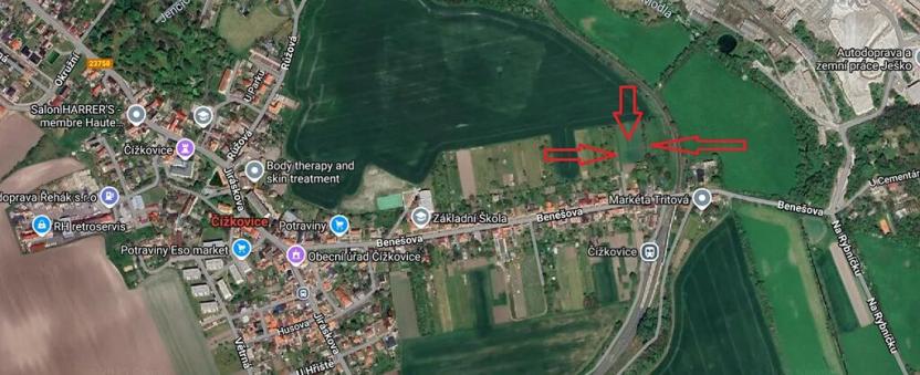 Prodej pozemku pro bydlení, Čížkovice, 719 m2