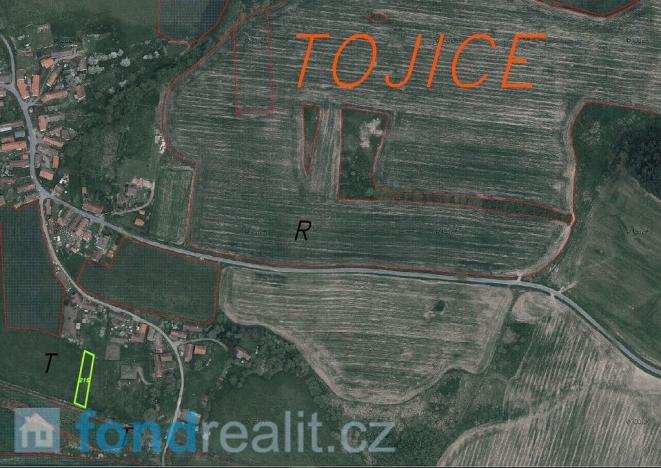 Prodej pozemku, Tojice, 1003 m2