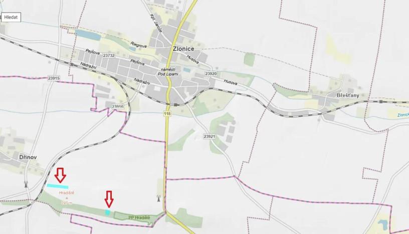 Prodej pole, Dřínov, 7827 m2