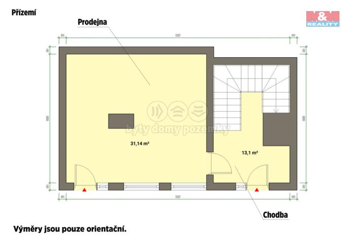 Pronájem obchodního prostoru, Mariánské Lázně, Hlavní třída, 31 m2