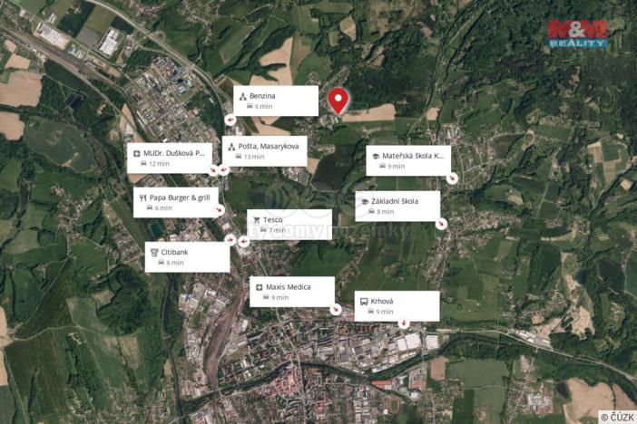 Prodej pozemku pro bydlení, Valašské Meziříčí - Bynina, 2615 m2