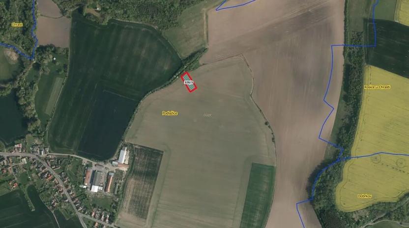 Prodej pole, Chrast, 2150 m2