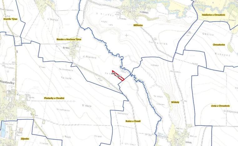 Prodej pole, Hrochův Týnec, 7397 m2